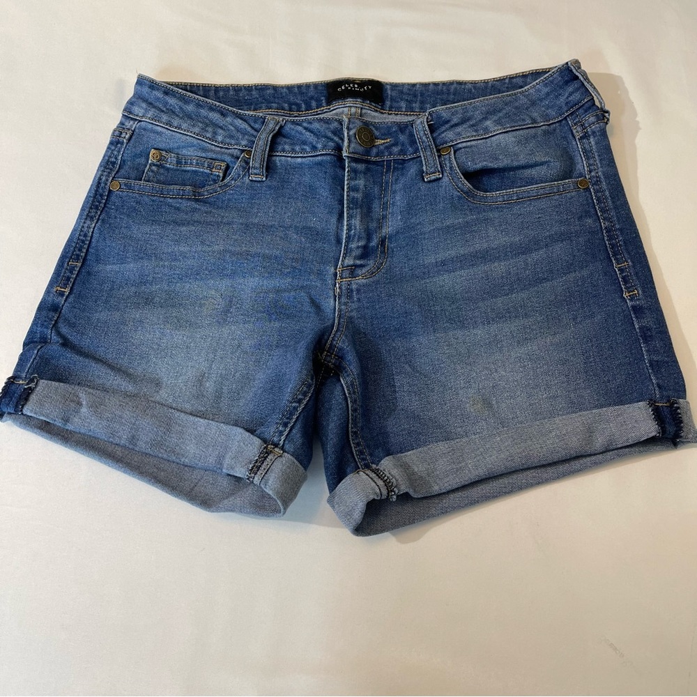 CELEBRITY PINK WOMENS DENIM SHORTS, SIZE 2/27, VERY GOOD CONDITION, PREO…